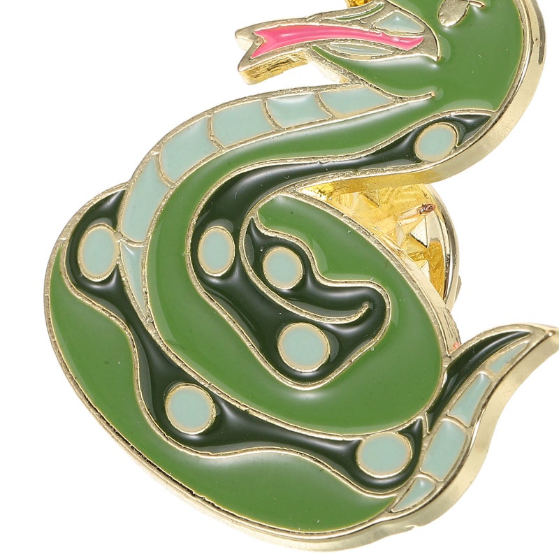 Snake Brooch 2025 Year of the Snake Jewelry Retro Snake Brooch Pin Metal Snake Lapel Pin Unique Animal Brooch for Women - Image 3