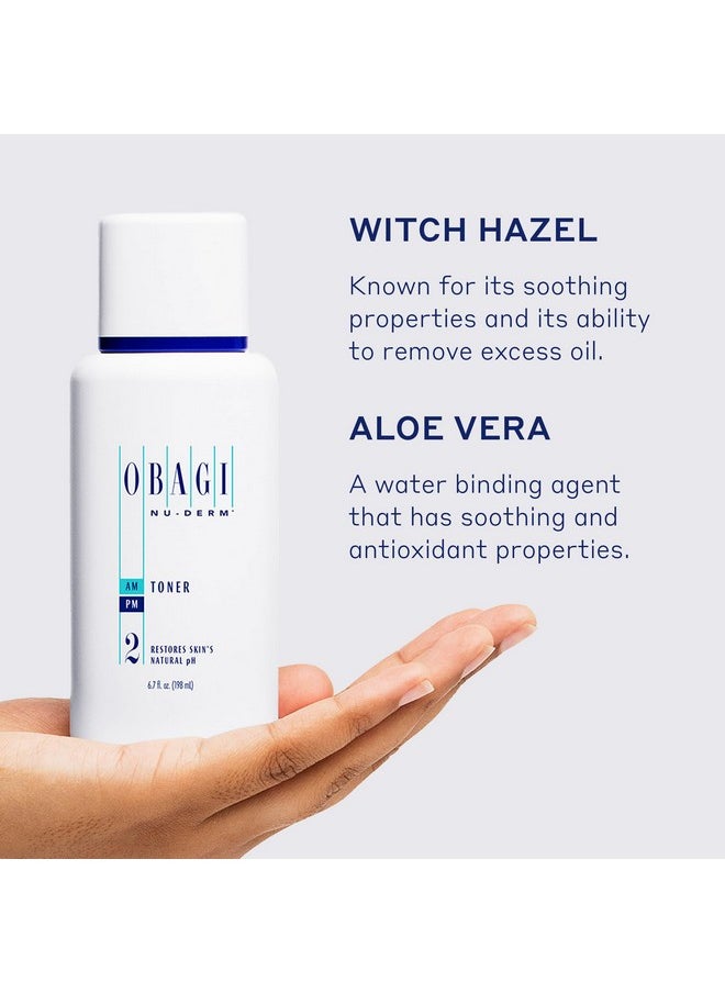 Obagi Medical Obagi Nu-Derm Toner - Alcohol-Free, Balancing Nondrying Toner with Witch Hazel & Aloe Vera, Safe for Sensitive Skin - 6.7 oz  - Image 5