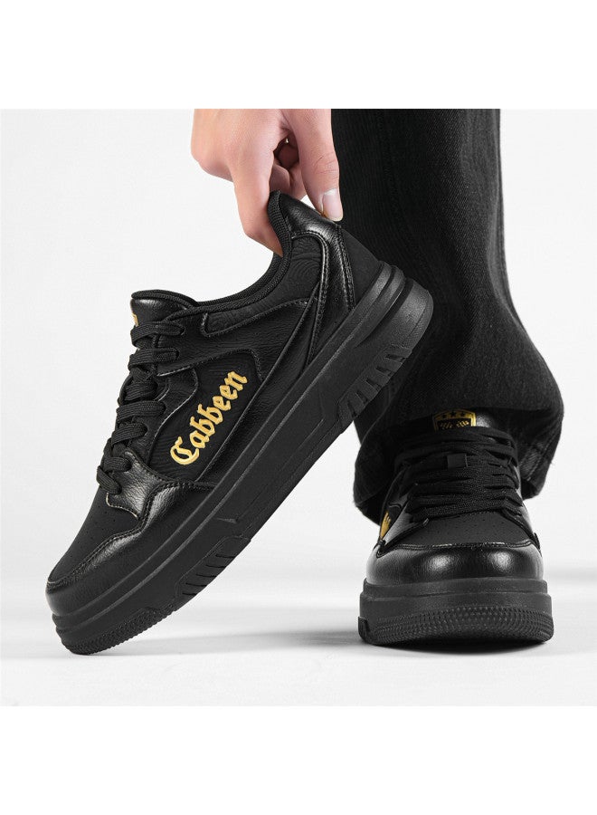 Cabbeen Years Spring New Fashion Perforated Casual Men's Shoes Versatile Patchwork Low-top Trendy Sneakers - Image 4