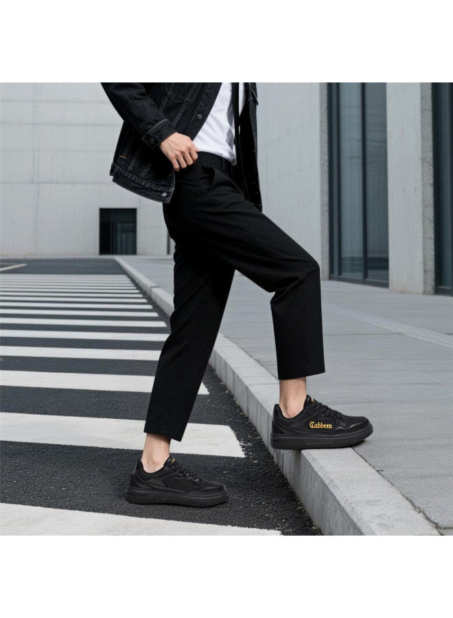 Cabbeen Years Spring New Fashion Perforated Casual Men's Shoes Versatile Patchwork Low-top Trendy Sneakers - Image 5