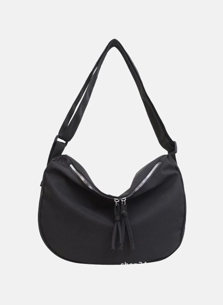 YUNIQEE Black Plain Lifestyle Shoulder Bag