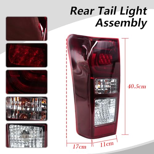 JESYMBX Tail Light For Isuzu DMax D-Max Ute 2017-2019 Running Brake Turn Signal Reversing Lamp 898125393 Left - Image 2