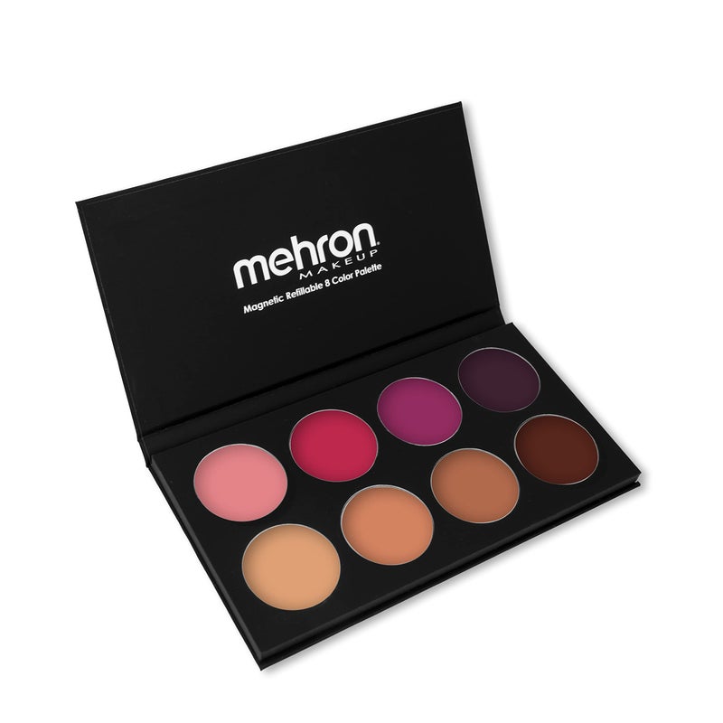 Mehron Makeup Highly Pigmented Semi-Matte LIP Cream (8 Color Palette: Sweet) - Image 1
