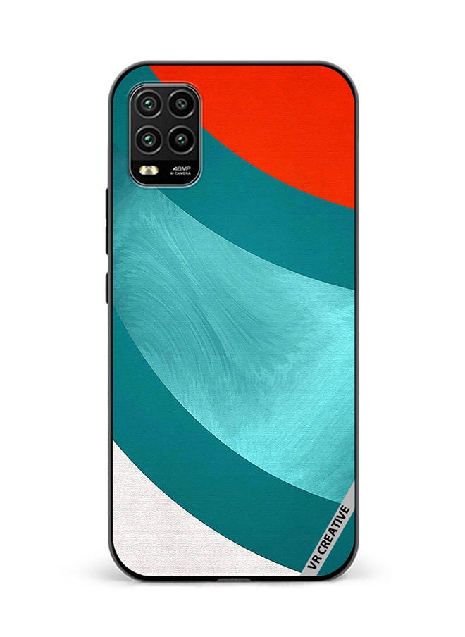 VR CREATIVE Protective Case Cover For Xiaomi Mi 10 Lite 5G Abstract Layers Design Multicolour  - Image 1