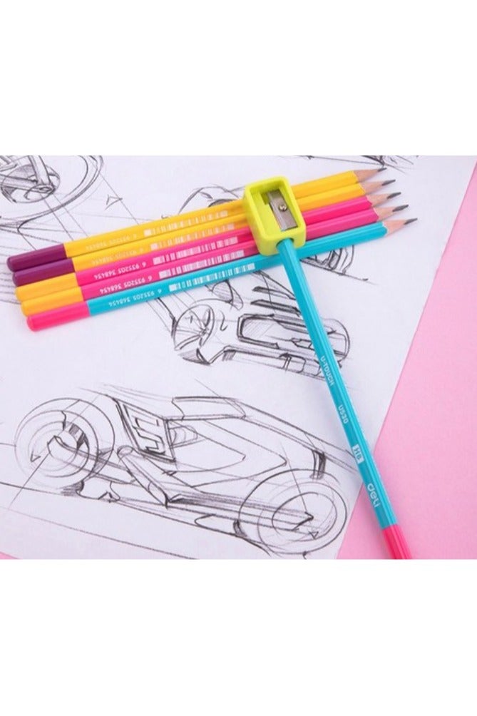 Deli set of 30 Graphite pencil + sharpener - Image 3