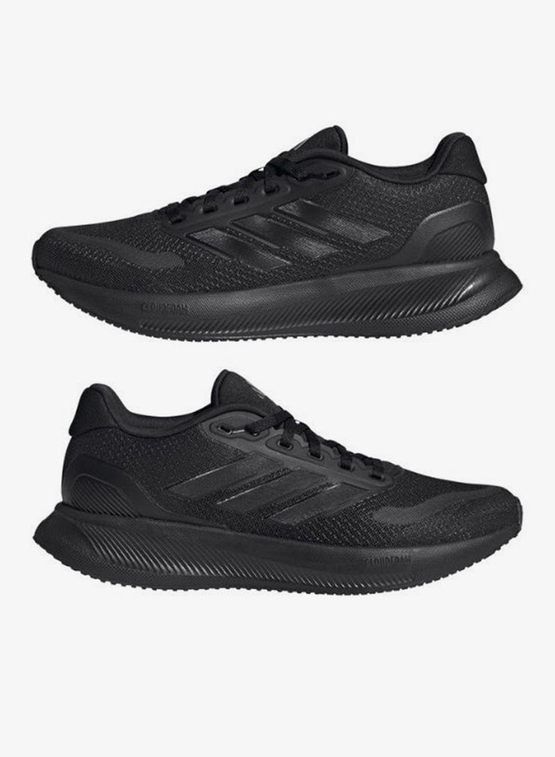 اديداس حذاء ركض نسائي ران فالكون  أسود - Image 1
