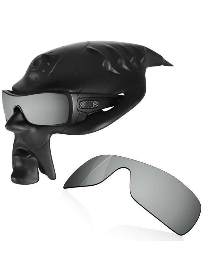 ROCKSHELL Polarized Lenses Replacement for Oakley Batwolf OO9101 Sungl - Jet Black + Lava Red + Ice Blue + GT Silver - Image 3