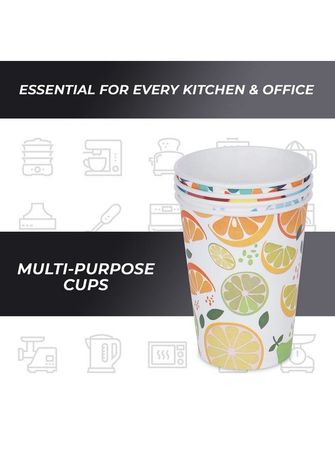 e kysa basics ekysa Basics Paper Disposable Tea/Coffee Cups - 250 ml, Eco-Friendly, Leak-Resistant, for Hot Drinks, Mix Prints Design, Pack of 50 - Image 4