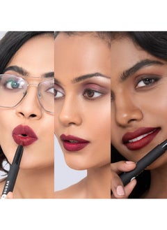 Matte Attack Lipstick For Women | Transferproof & Smudgeproof | Lasts Upto 12Hrs | Enriched With Jojoba Oil | 2Gm - Plums N Roses - pzsku/ZA96E97F41BD08D95EFABZ/45/_/1735567098/eaacdb40-bfda-4e1f-a241-4e4f2fe42348