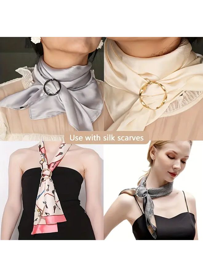 5Pcs Assorted Metal Scarf And T Shirt Clip Set For Clothing Fixing Without Sewing - Image 5