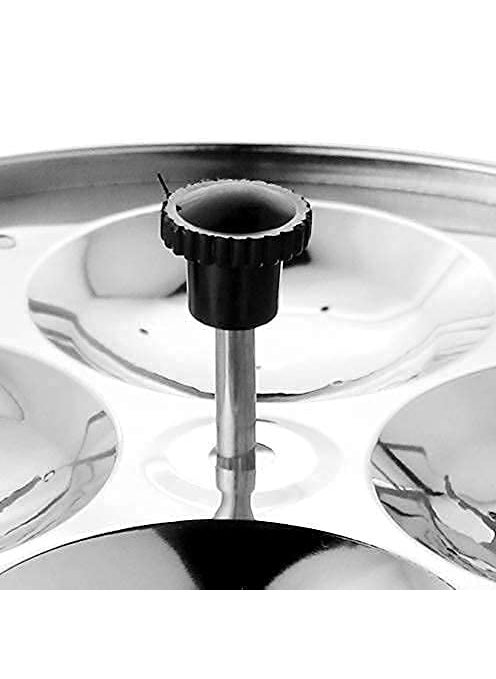 Mobhada - Mobhada Stainless Steel Idli Making Plates Idli Maker Stand 3 Plate (12 Slot) - Image 1