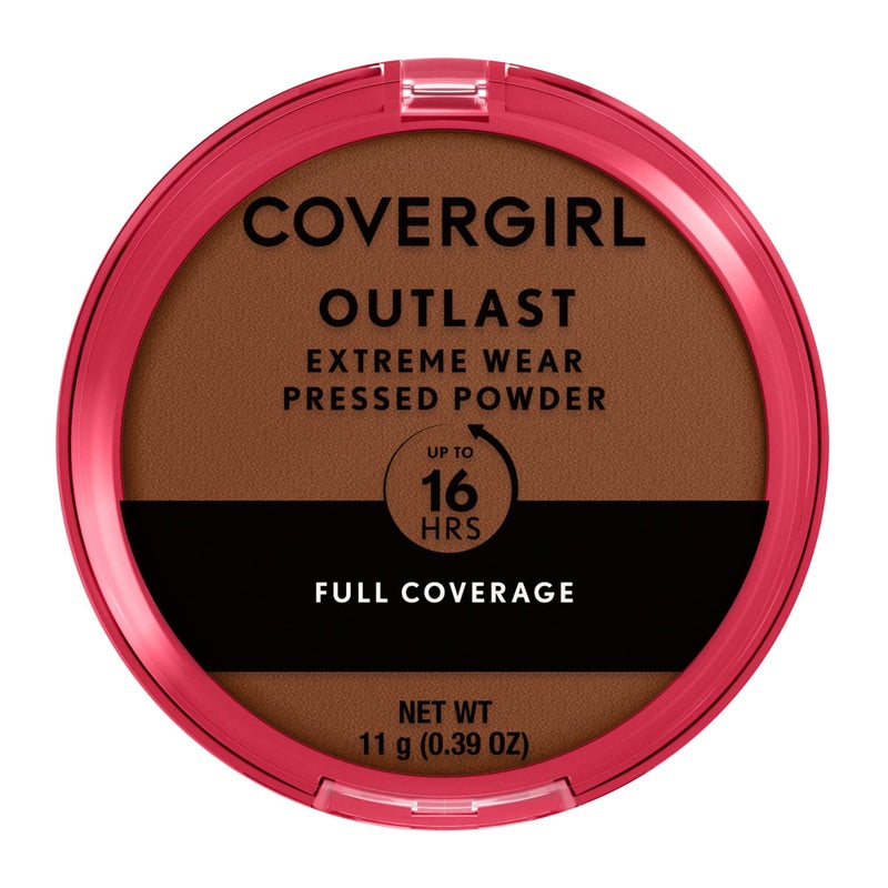 COVERGIRL Outlast Extreme Wear Pressed Powder, 880 Cappuccino, 0.38 oz - Image 1