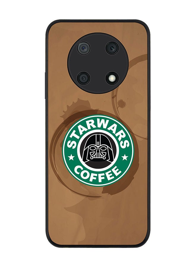 Stylizedd Rugged Black edge case for Huawei nova Y90 Slim fit Soft Case Flexible Rubber Edges Anti Drop TPU Gel Thin Cover - Starwars Coffee - Image 1