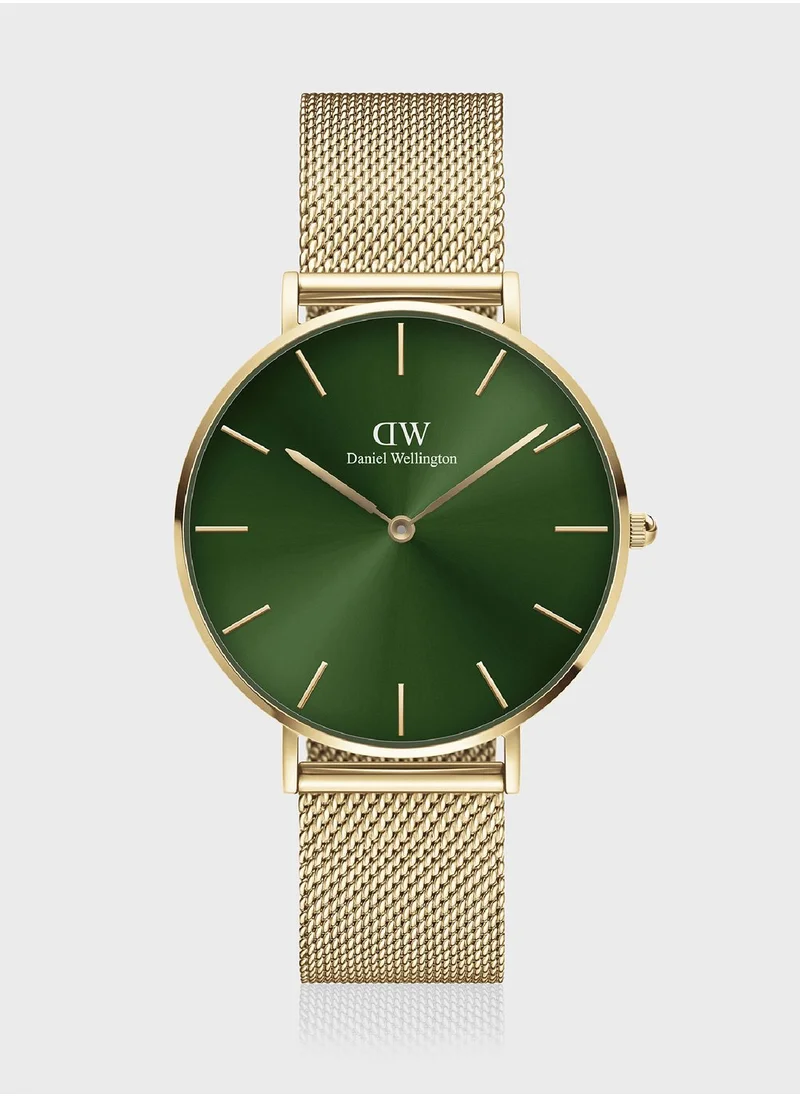 دانيال ولينغتون Petite Mesh Strap Analog Watch