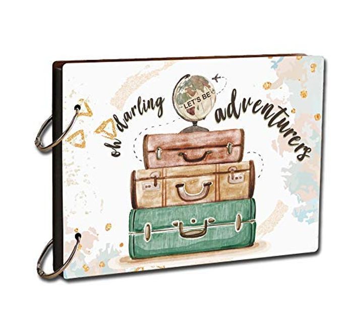 WOOD PAPER PHOTO ALBUM 12 X 85 INCH MULTICOLOUR SCRAPBOOK_NEWS_TRV_01