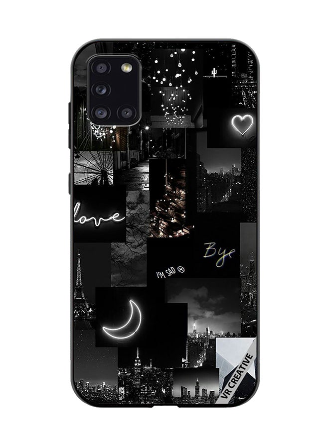 VR CREATIVE Protective Case Cover For Samsung Galaxy A31 Retro Design Multicolour - Image 1