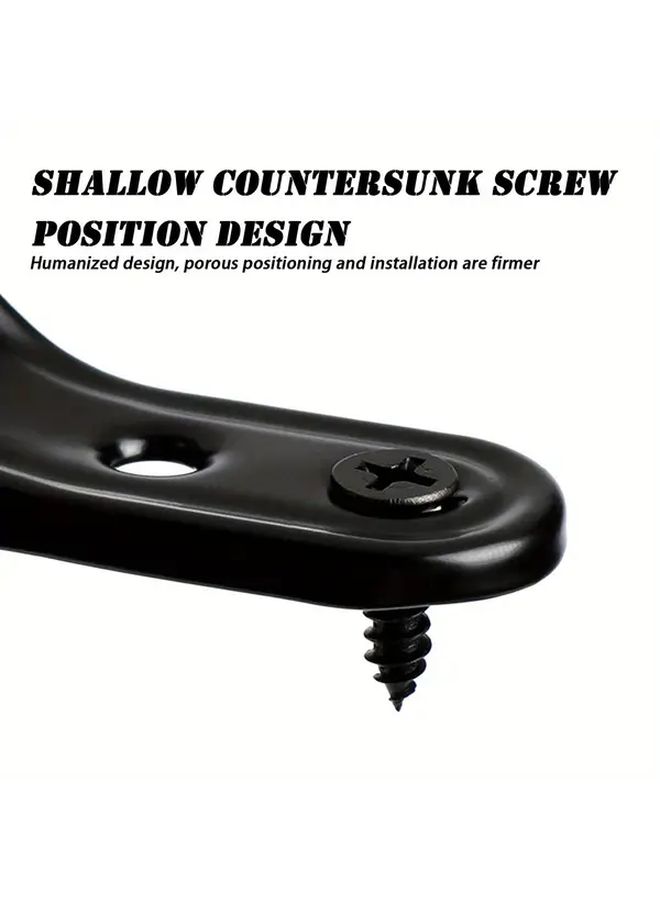 Durable Metal L Shaped Angle Brackets 90 Degree Connectors 10pcs - Image 3