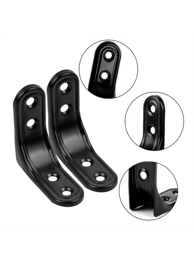 Durable Metal L Shaped Angle Brackets 90 Degree Connectors 10pcs - Image 4