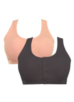 Karma Pack Of 2 Front Open Padded Cotton Soft Bra For Women  - Image 2