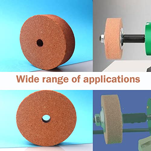 CBRIGHT 3 inch Grinding Wheel,120# Grinding Polishing Wheel Replacement Wheel for Mini Bench Grinder - Image 5