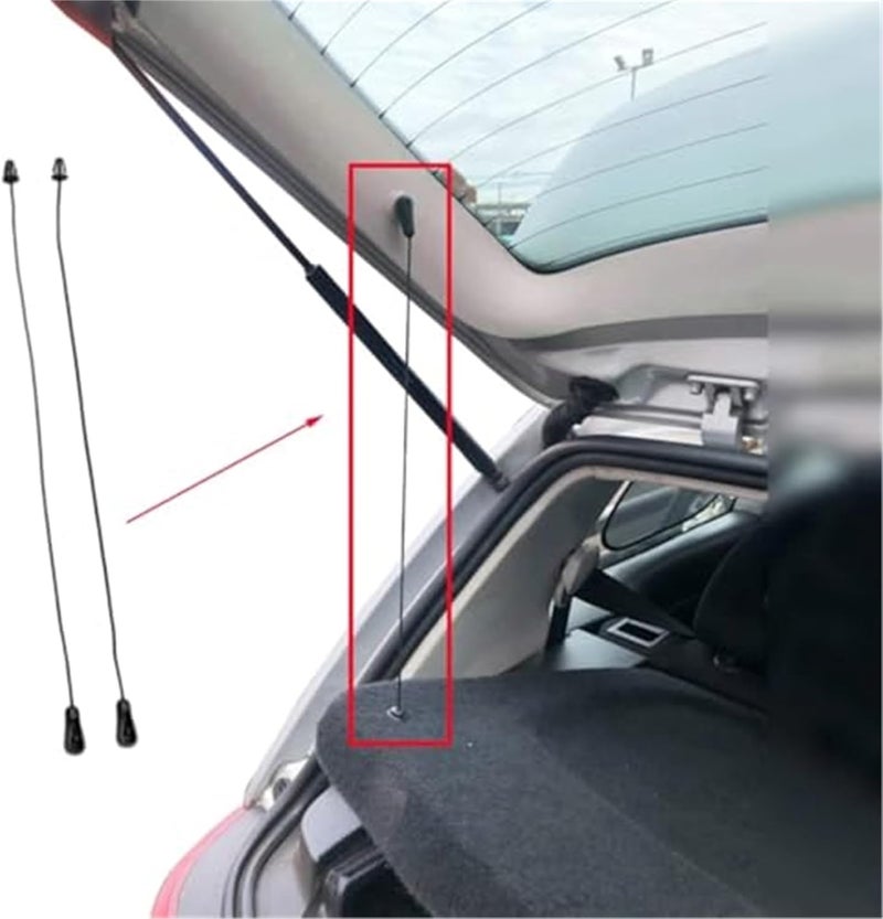 Yurefax Parcel Shelf String Cord for Focus MK2 Hatchback - Image 2