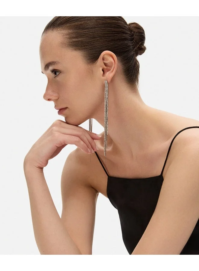 إبيكيول Dangling Rhinestone Earrings