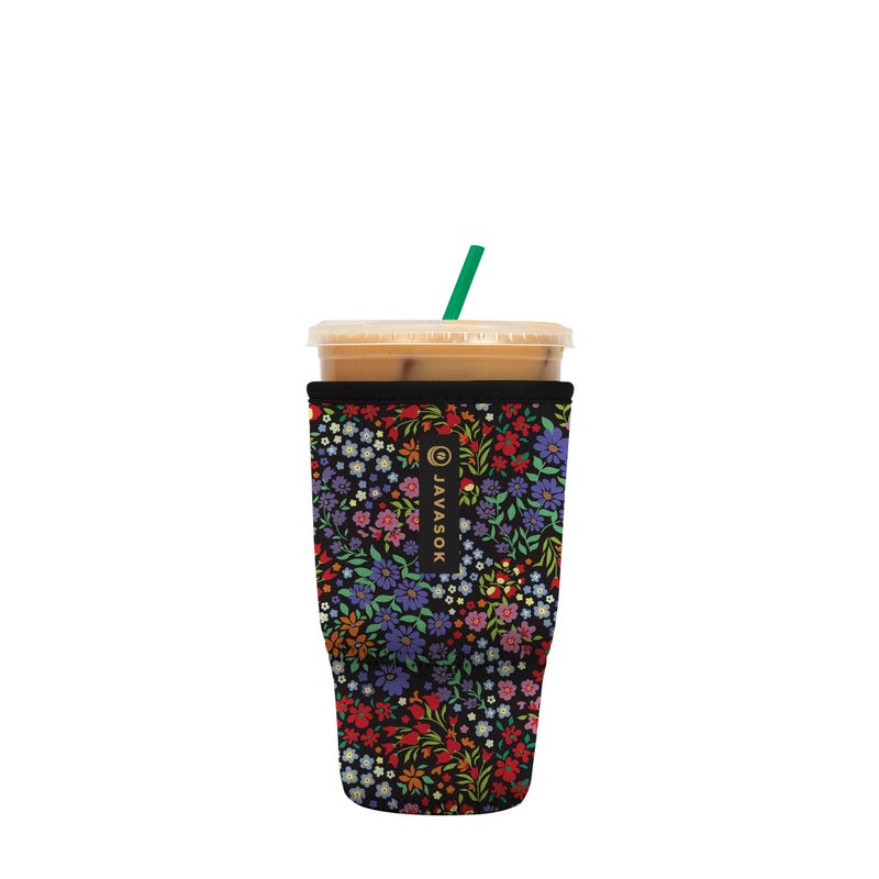 Sok It JavaSok Iced Coffee  Cold Soda Insulated Neoprene Cup Sleeve Picnic Basket Large 3032oz