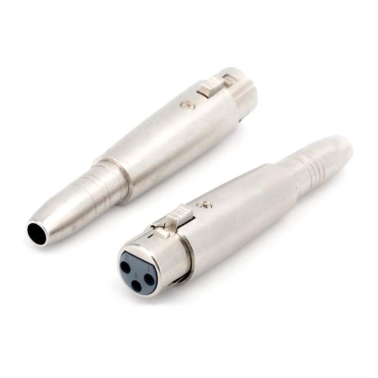 YEGAFE XLR Female to 1/4" Female Adapter, 6.35mm to 3 Pin XLR Socket Audio Connector Female,XLR to Quarter inch Female TRS/TS Converter Mic DJ Adapter (4 Pack) - Image 3