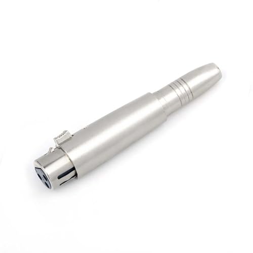 YEGAFE XLR Female to 1/4" Female Adapter, 6.35mm to 3 Pin XLR Socket Audio Connector Female,XLR to Quarter inch Female TRS/TS Converter Mic DJ Adapter (4 Pack) - Image 4