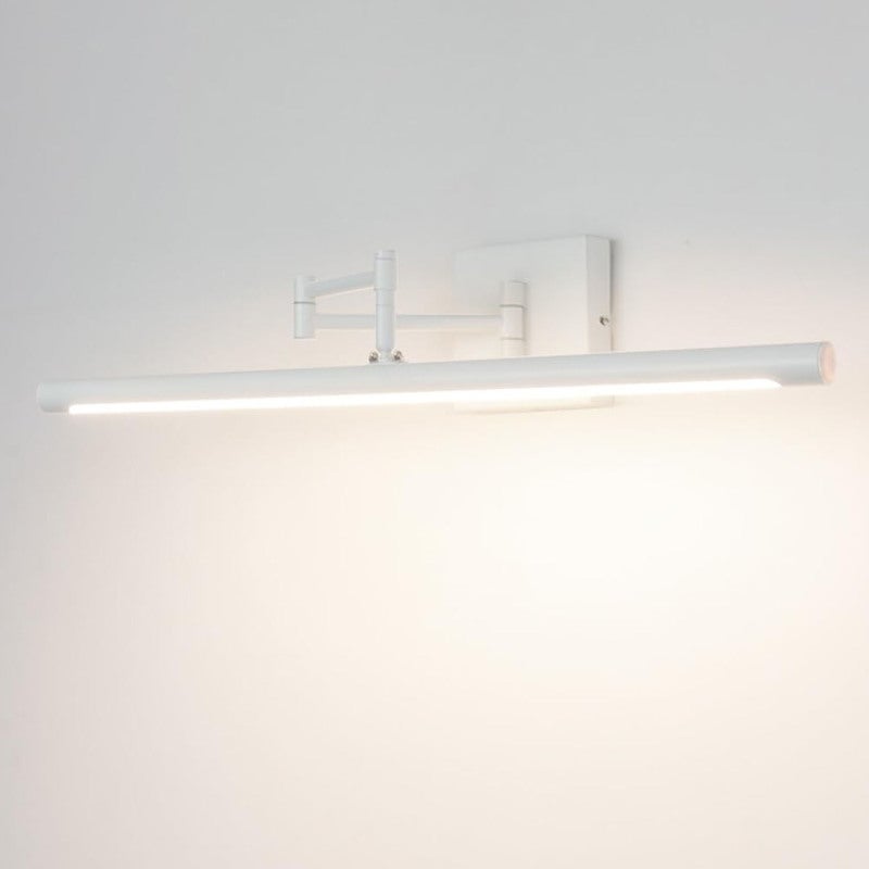 مصباح مرآي LED قابل للتعديل 42 سم أبيض - شمعة جدارية ذراع متحرك للحمام وغرفة المعيشة ومقرف السرير - Image 1