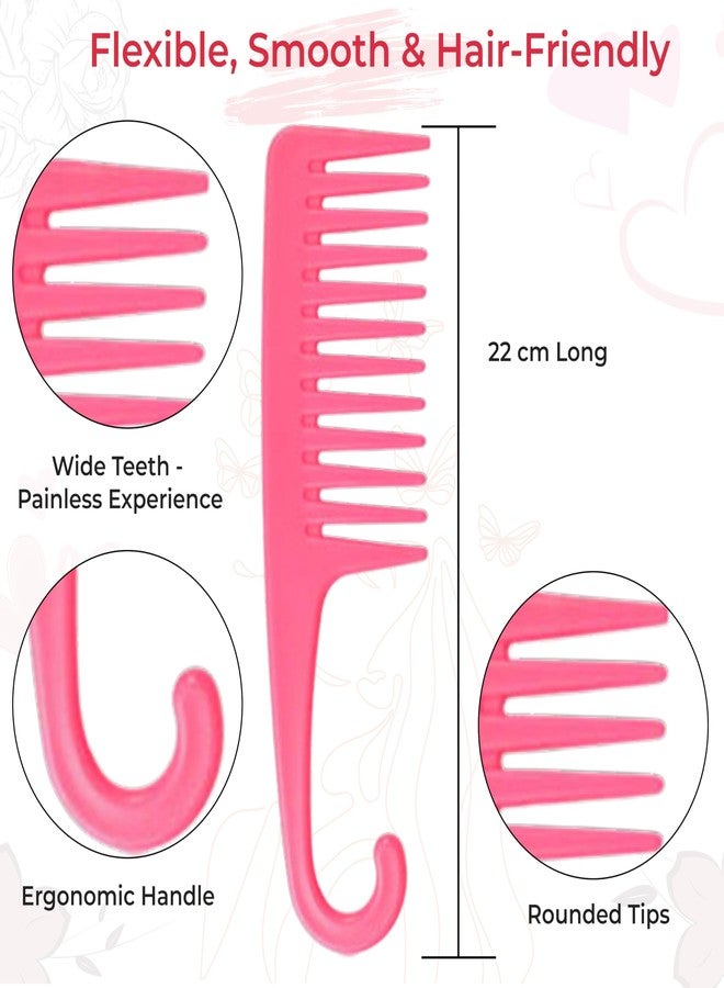 TEMPERIA Detangler Hair Brush for Women & Men - Tangle Teezer Detangle Wide Tooth Comb for Curly/Wavy Hairs - Shampoo Detangling Curl Styling Hairbrush, Premium & Ergonomic Design (CB701) - Image 3