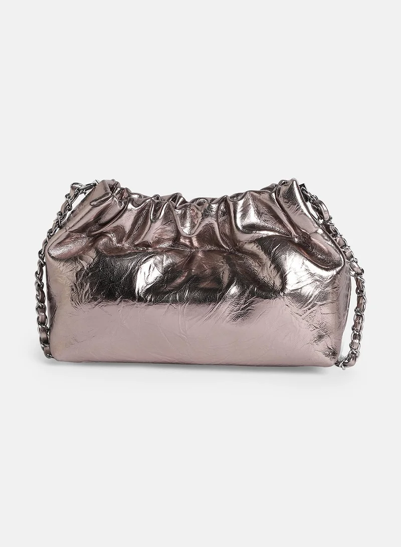 صوص هاوت The Metallic Sling Bag - Bronze