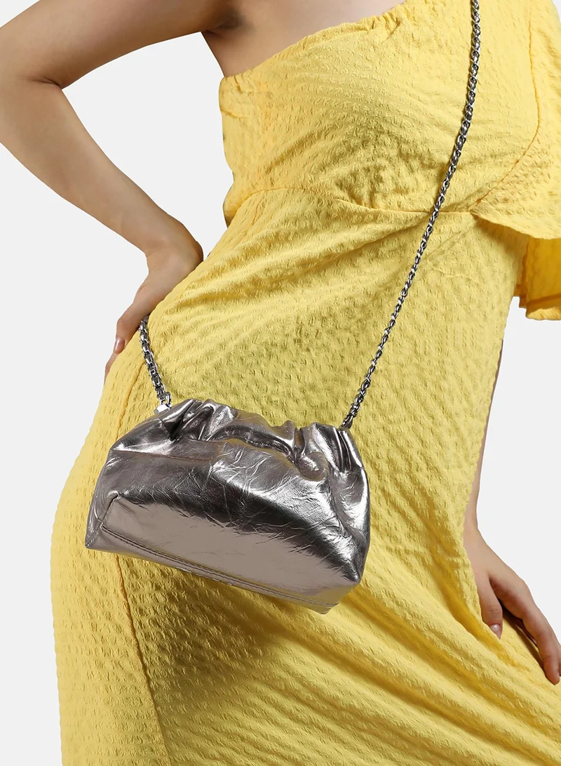 صوص هاوت The Metallic Sling Bag - Bronze