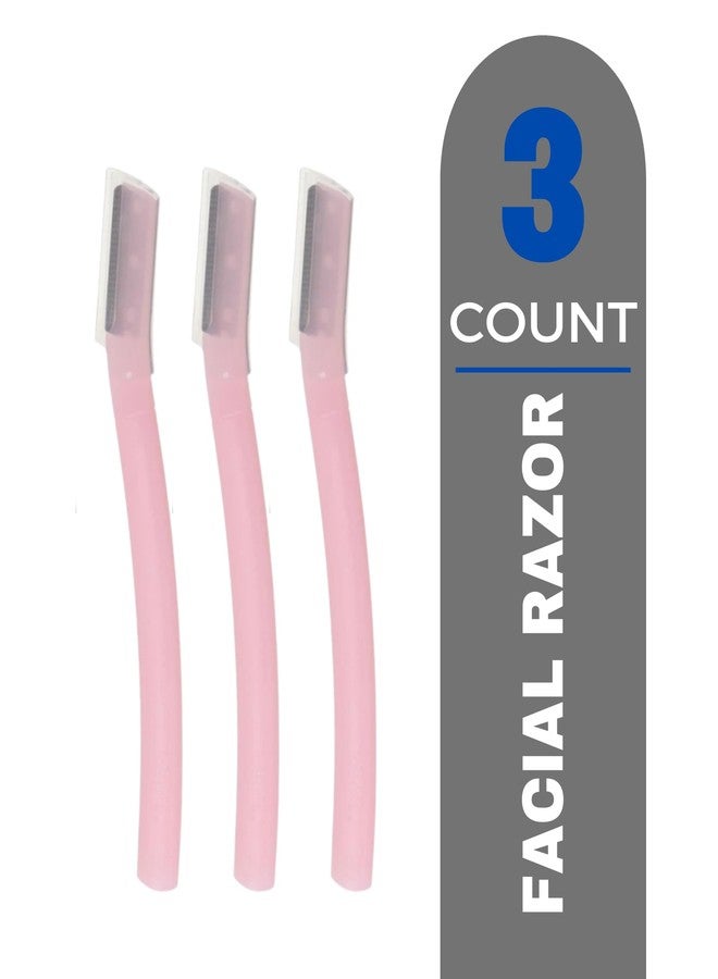 GENDA Razors for Women, Dermaplane Razor, Eyebrow Razors, Peach Fuzz Remover, Dermaplaning Tool for Face Skin Care (Pack of 3) - Image 2