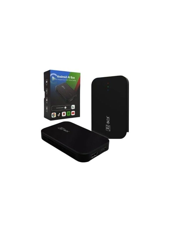 Android AI Box, CarPlay 2+32GB Wireless Adapter for YouTube Netflix Google Play Store, 3 in 1 Convert Wired to Wireless Apple CarPlay and Android Auto, Android latest version, HDMI Output - Image 2