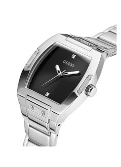 GUESS Guess Mens Silver Tone Case Silver Tone Stainless Steel Watch GW0387G1  - Image 2