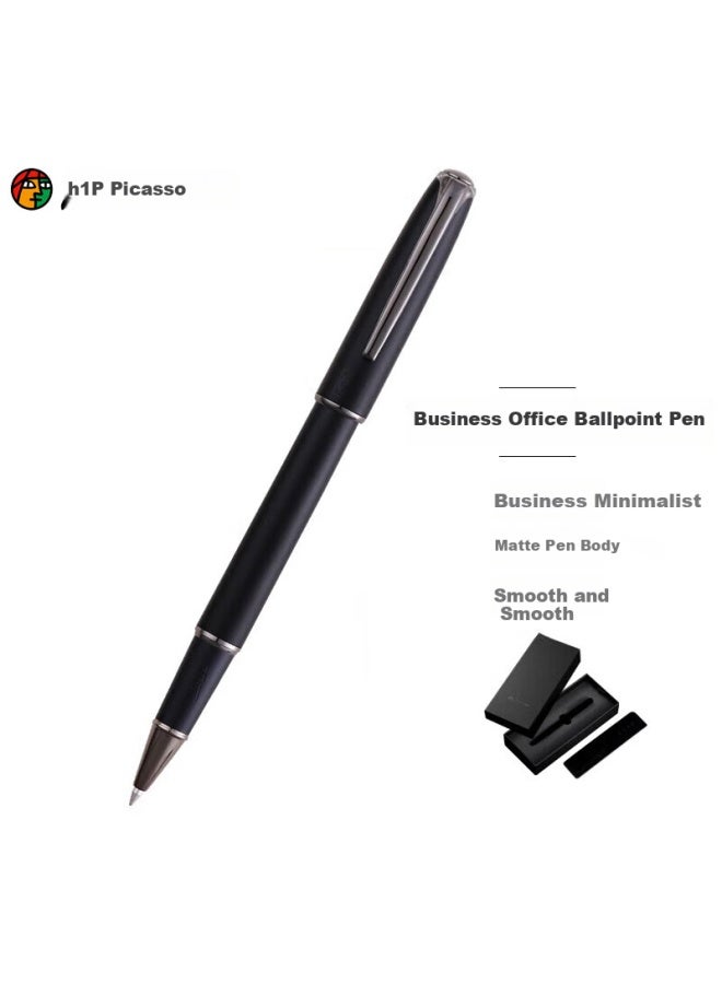 Pimio Signature Pen, Business Office Gift Ballpoint Pen, Adult Signature Pen, Student Handwriting Practice, Birthday Gift For Men And Women, 0.5mm 916 Matte Gray - Image 2