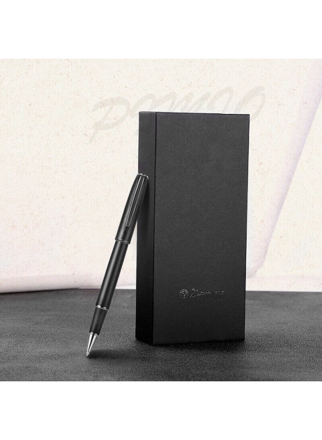 Pimio Signature Pen, Business Office Gift Ballpoint Pen, Adult Signature Pen, Student Handwriting Practice, Birthday Gift For Men And Women, 0.5mm 916 Matte Gray - Image 1