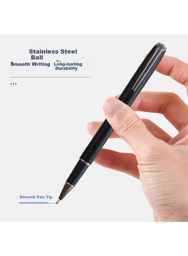 Pimio Signature Pen, Business Office Gift Ballpoint Pen, Adult Signature Pen, Student Handwriting Practice, Birthday Gift For Men And Women, 0.5mm 916 Matte Gray - Image 3