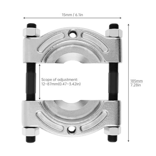ChgImposs Heavy Duty Bearing Puller with 1/2in to 4-5/8in Jaw for Gear Pinion/Wheel Hub/Bearing Separator, Chrome-Plated Steel Splitter Tool - Image 2