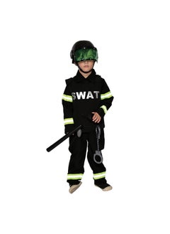 Halloween Mad Costumes Swat Kids' Professions Costume (Large)  - Image 1