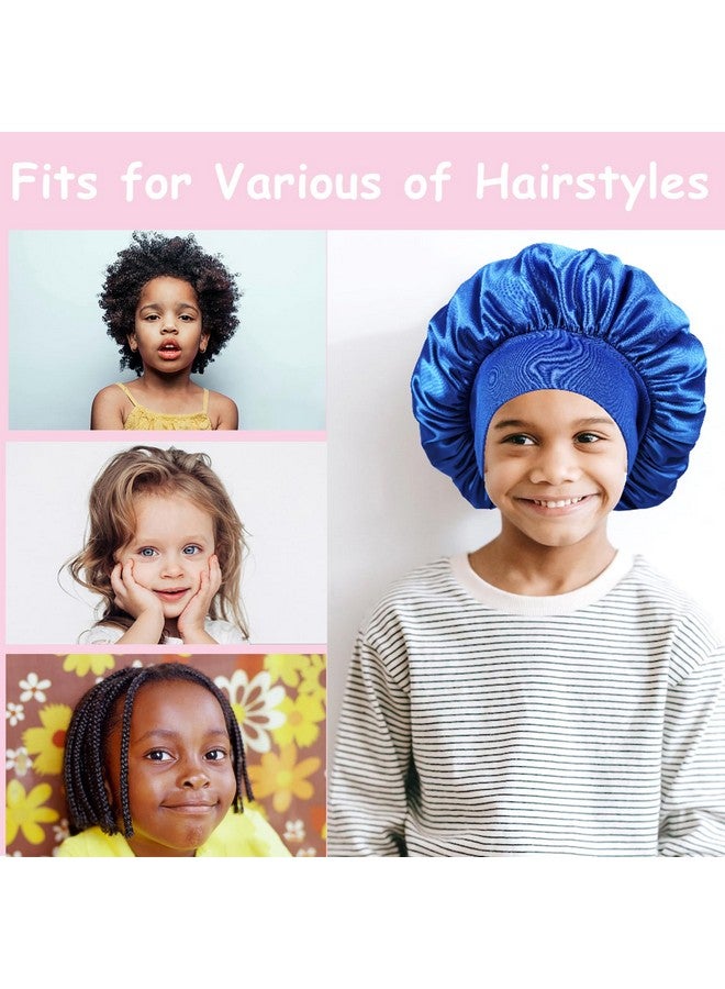 Himoswis 3 Pcs Kids Bonnets For Girls,Bonnet For Kids,Silk Bonnet For Sleeping Kids,Toddler Bonnet,Small Bonnet - Image 2