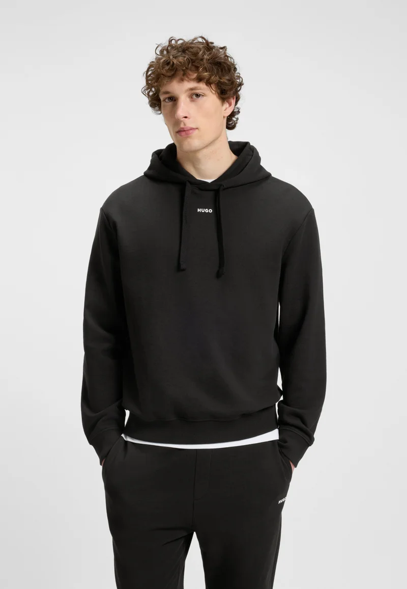 HUGO Two-piece relaxed-fit tracksuit with contrast logos