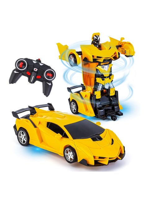 Kids Toys for Boy Girl Age 6+,Deformation Robot Car Toys for Children Remote Control Transforming Robot Cars for Kids 6-13 Year Old Best Birthday Xmas Gift for Boys RC Racing Car Toys for Kid