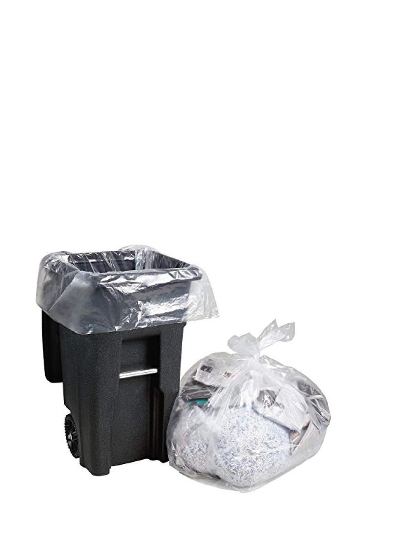 Garbage Bags Clear 90x110, 70 Gallons Compostable Kitchen Bin Liners Vest-Handy Trash Bags for Home office Trash Can Grocery Bag Trash Plastic Bag - Pack Of 20 Pieces. - Image 4