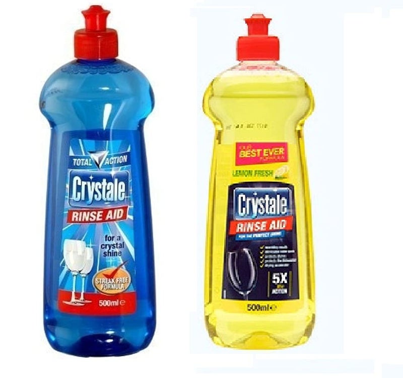 Crystale Dishwasher Rinse Aid Regular and Lemon Combo - 500 ml - Image 2