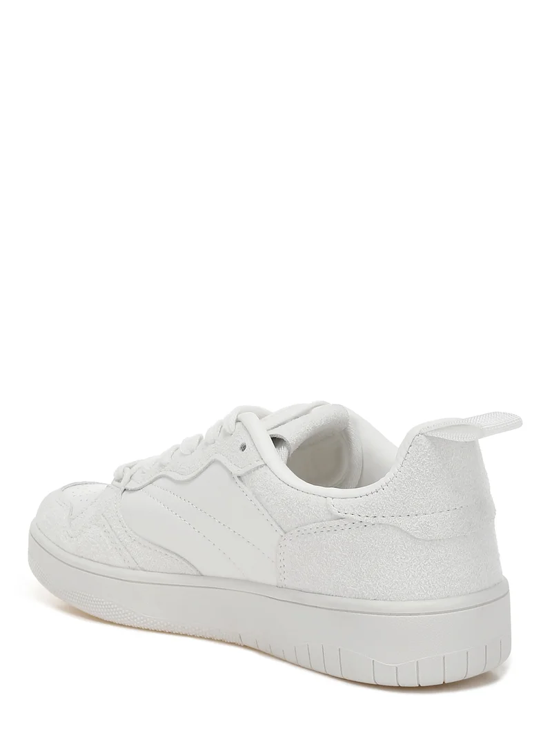 London Rag Faux Leather Casual Sneakers in White