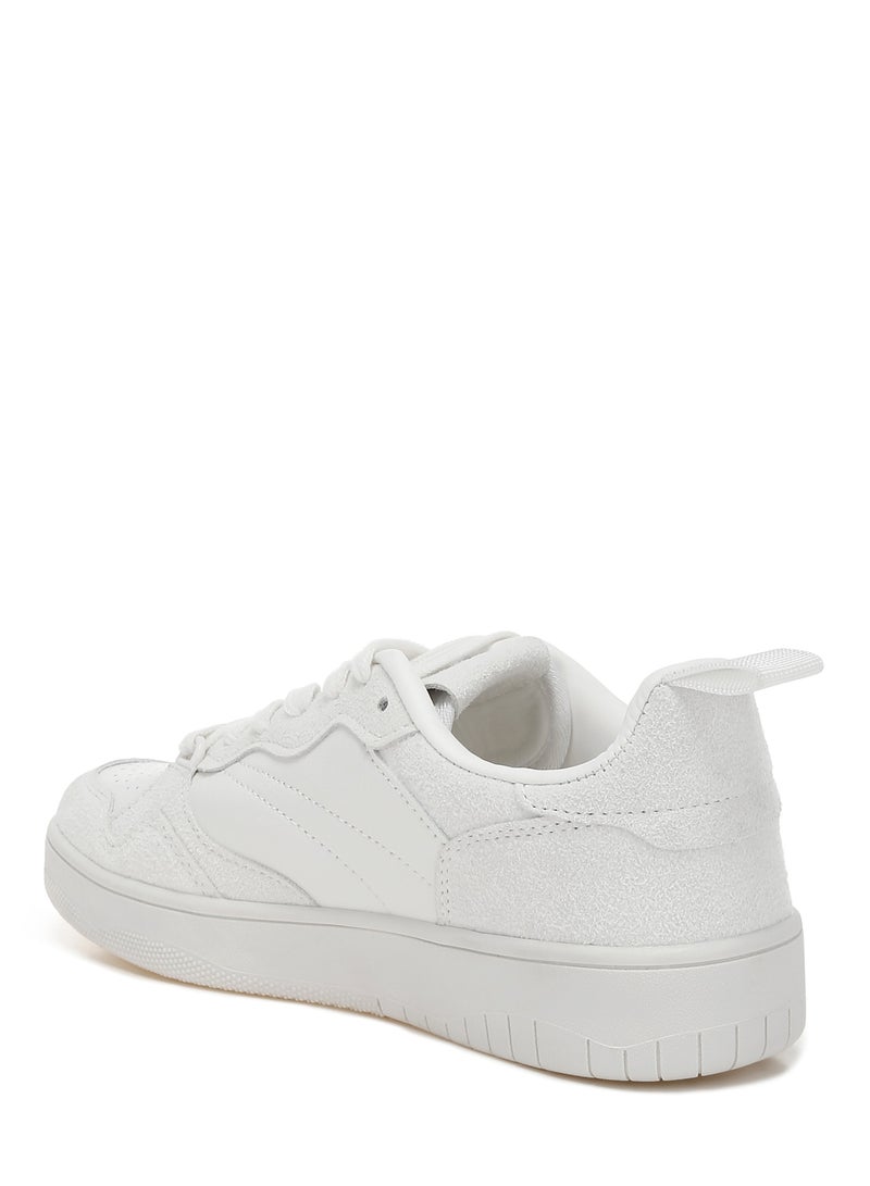 London Rag Faux Leather Casual Sneakers in White  - Image 3