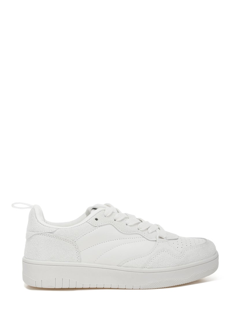 London Rag Faux Leather Casual Sneakers in White  - Image 1