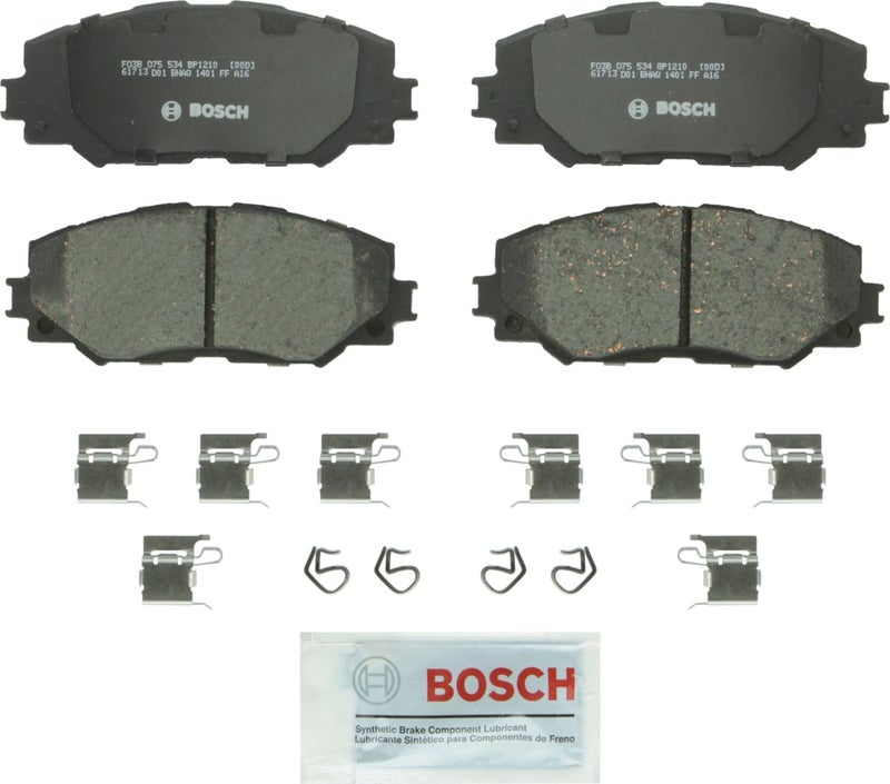 BOSCH BP1210 QuietCast Premium Organic Disc Brake Pad Set - Compatible With Select Lexus HS250h; Pontiac Vibe; Scion xB, xD; Toyota Corolla, Matrix, Prius V, RAV4; FRONT - Image 3